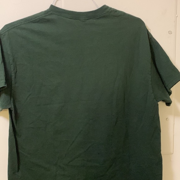 Men’s OBEY Logo Script Shirt Green Large - Picture 5 of 5